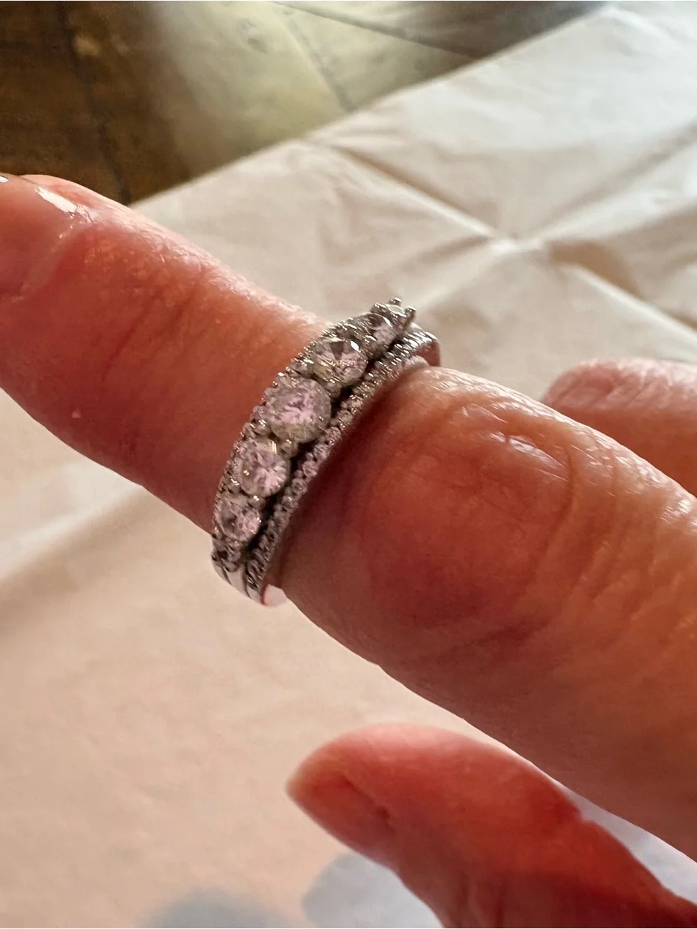 5-Stone Ring - White/Silver